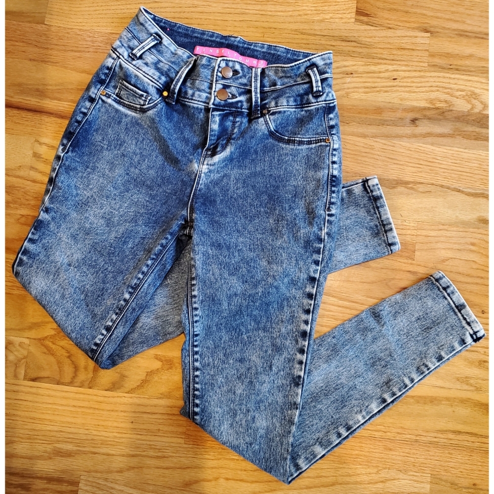 High Rise Skinny Stretch Jeans